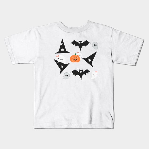 Halloween face mask for kids, funny ghost, Halloween Quarantined, Kids T-Shirt by PrimeStore